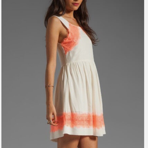 Free People Georgia Dress  in Alabaster sz 4 NWT - Picture 3 of 5